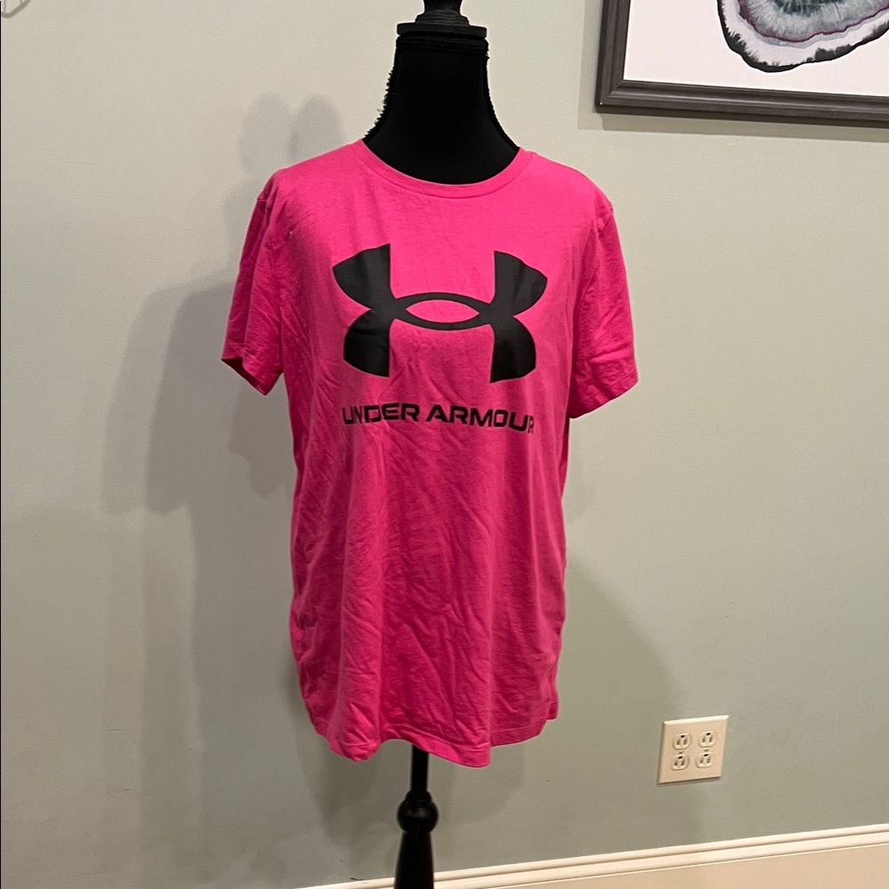 Under Armour Hot Pink Short Sleeve Tee